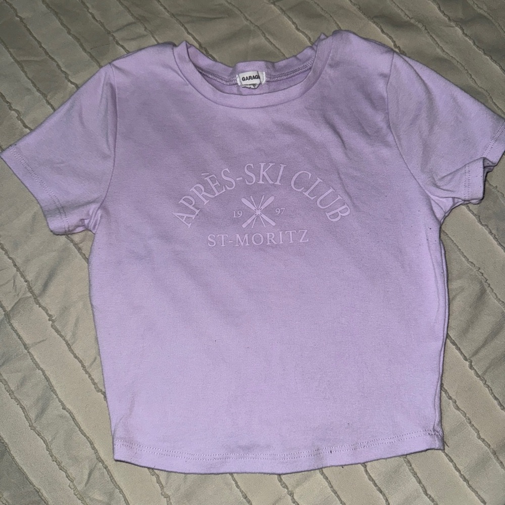 Garage Lilac Apres-Ski Club Kids Tee